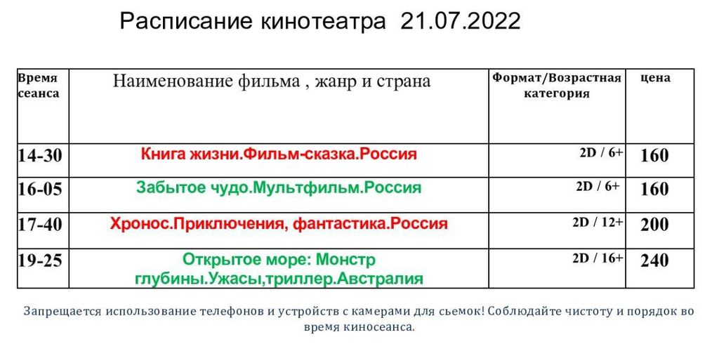 Расписание 21 инкерман севастополь. Расписание мир кинотеатр афиша 21 июля 2022.